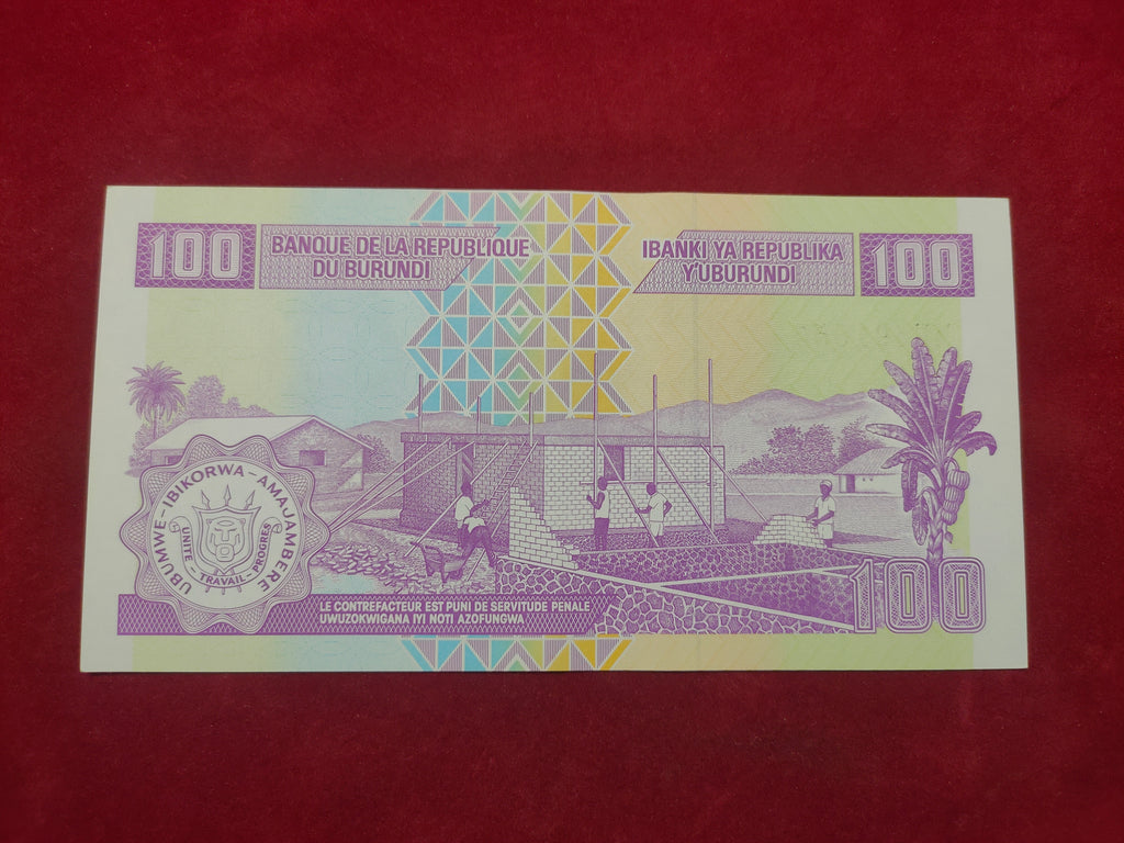 BANK OF BURUNDI 100 CENT
