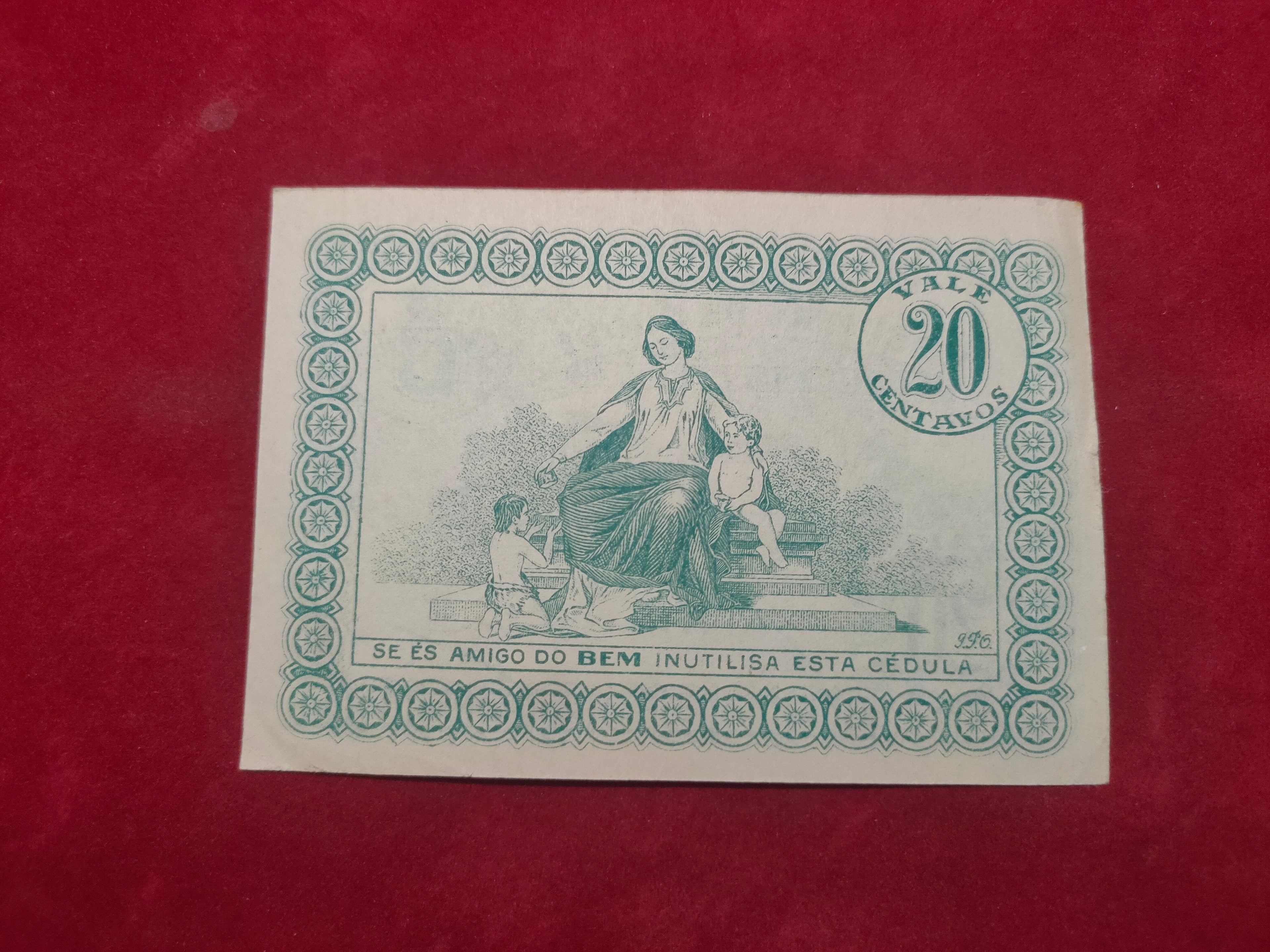 BANK OF MUNICIPALITY 20 CENTAVOS
