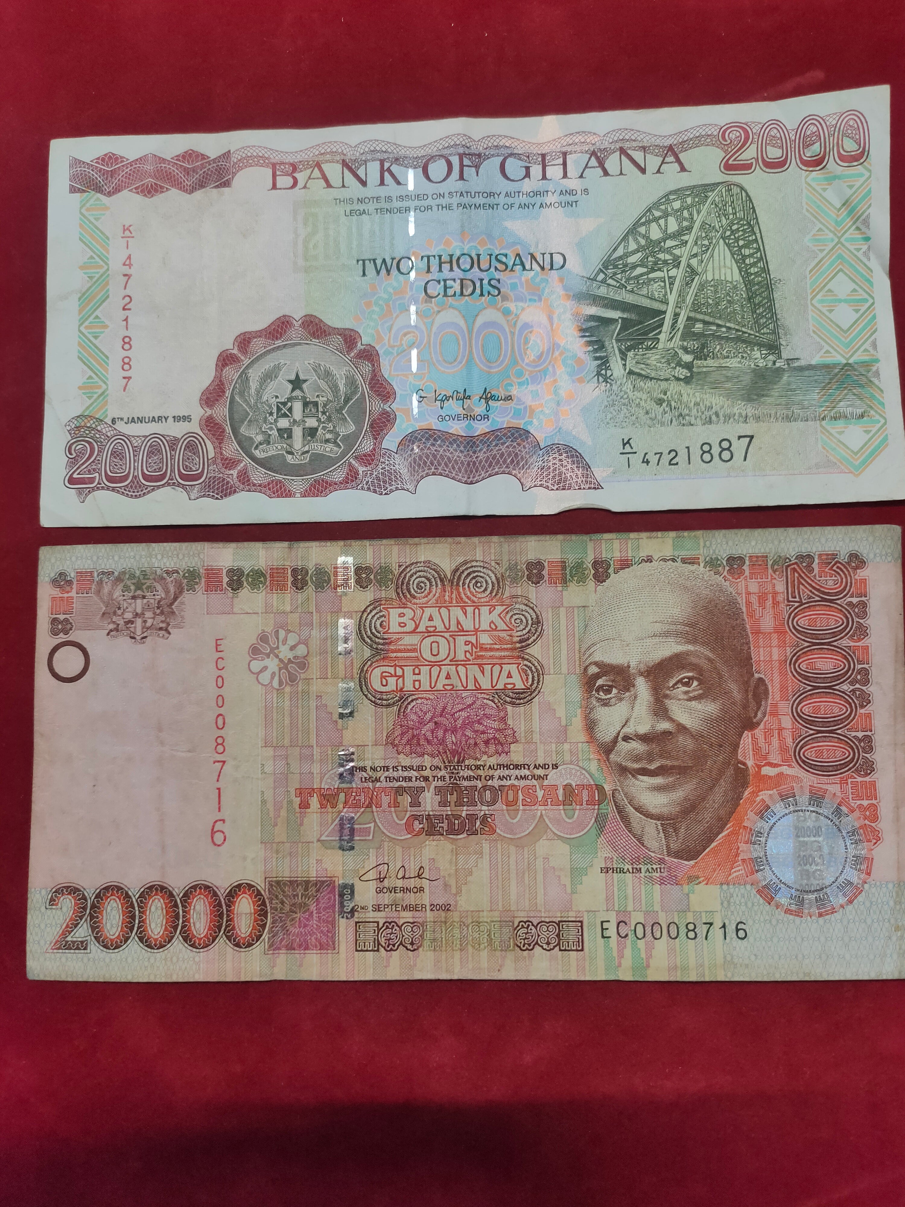 BANK OF GHANA 2000, 20000 CEDIS (V038)