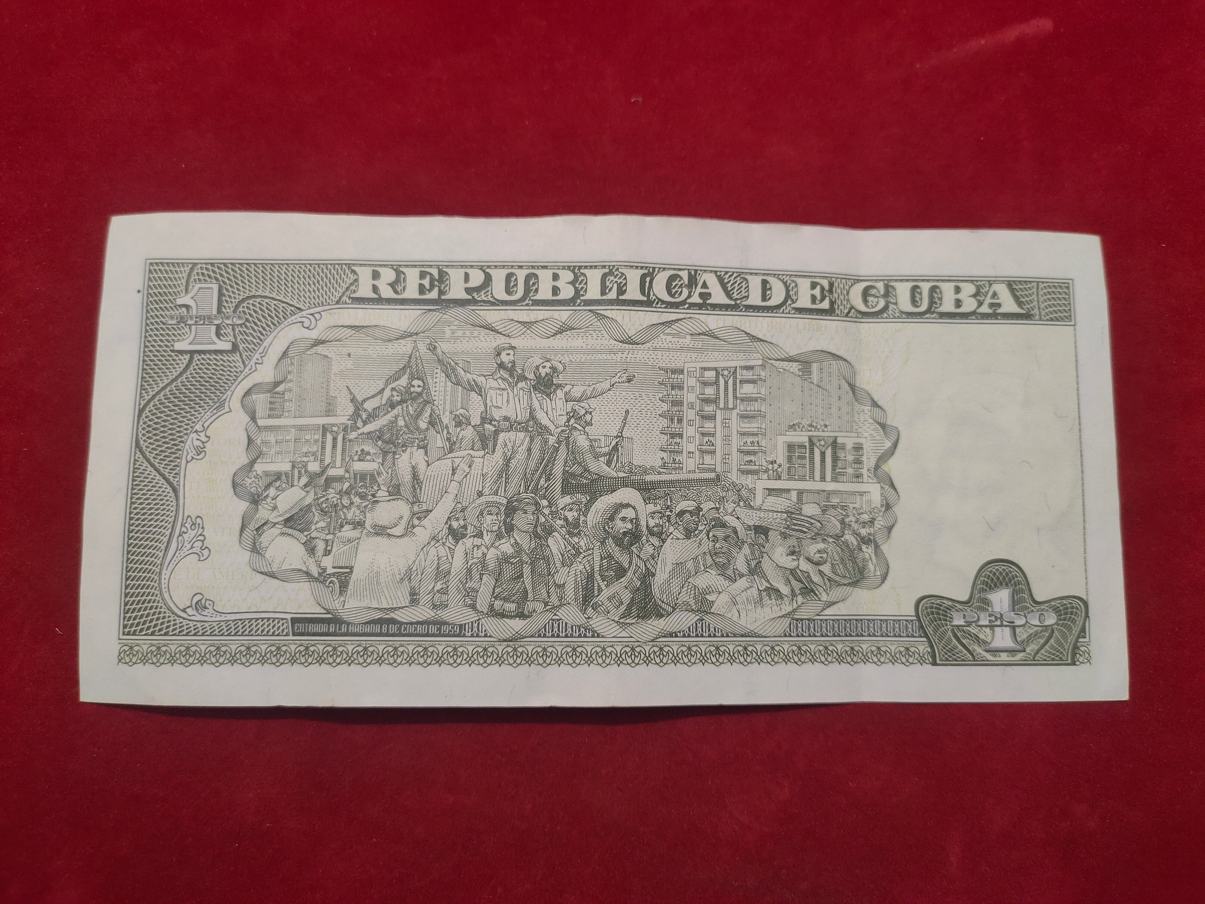 BANK OF CUBA 1 PESOS
