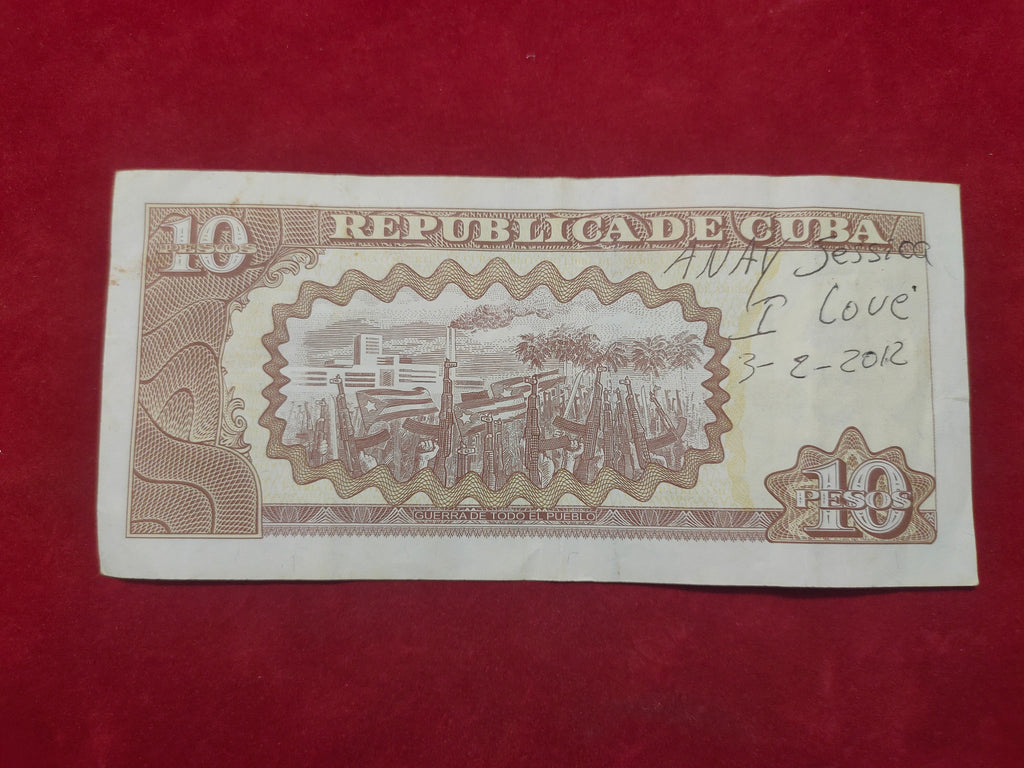 CENTRAL BANK OF CUBA 10 PESOS