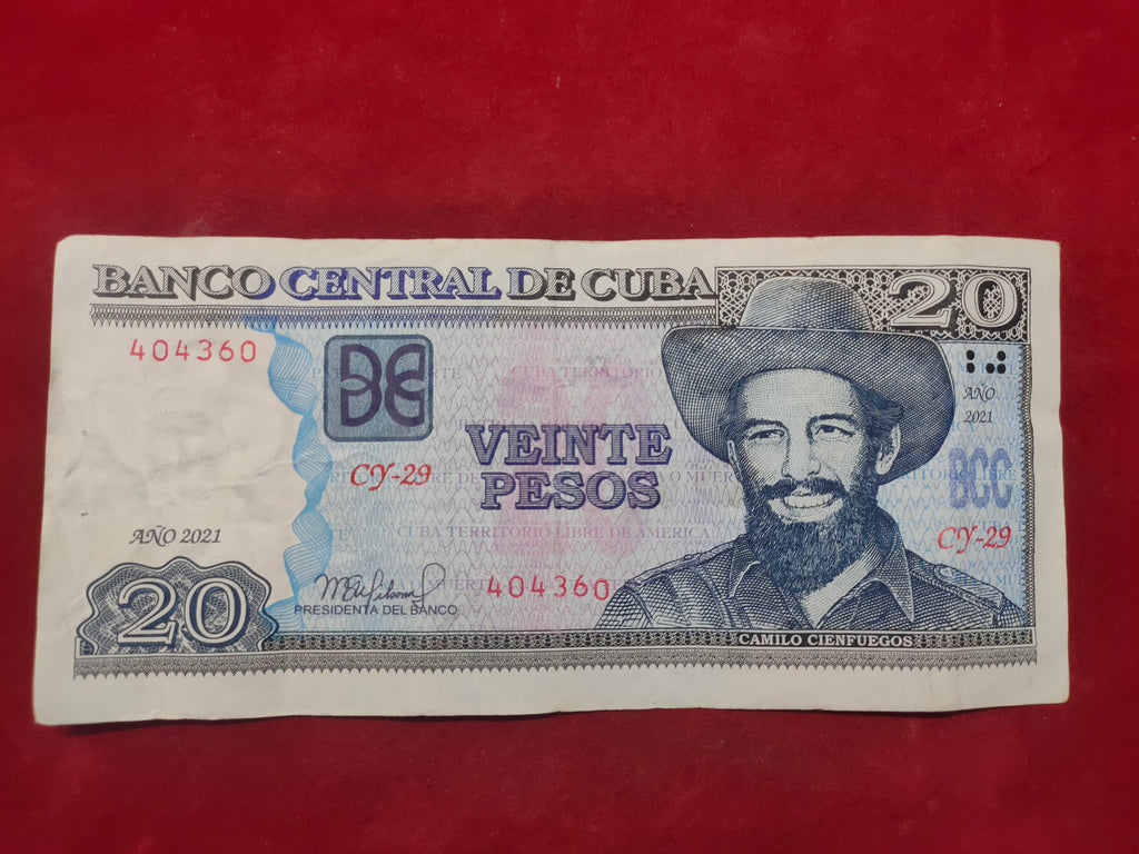 CENTRAL BANK OF CUBA 20 PESOS