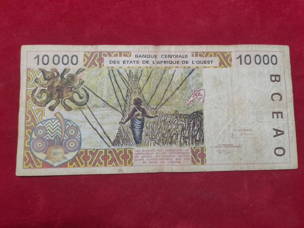BANK OF WESTERN AFRICAN 10000 FRANCS