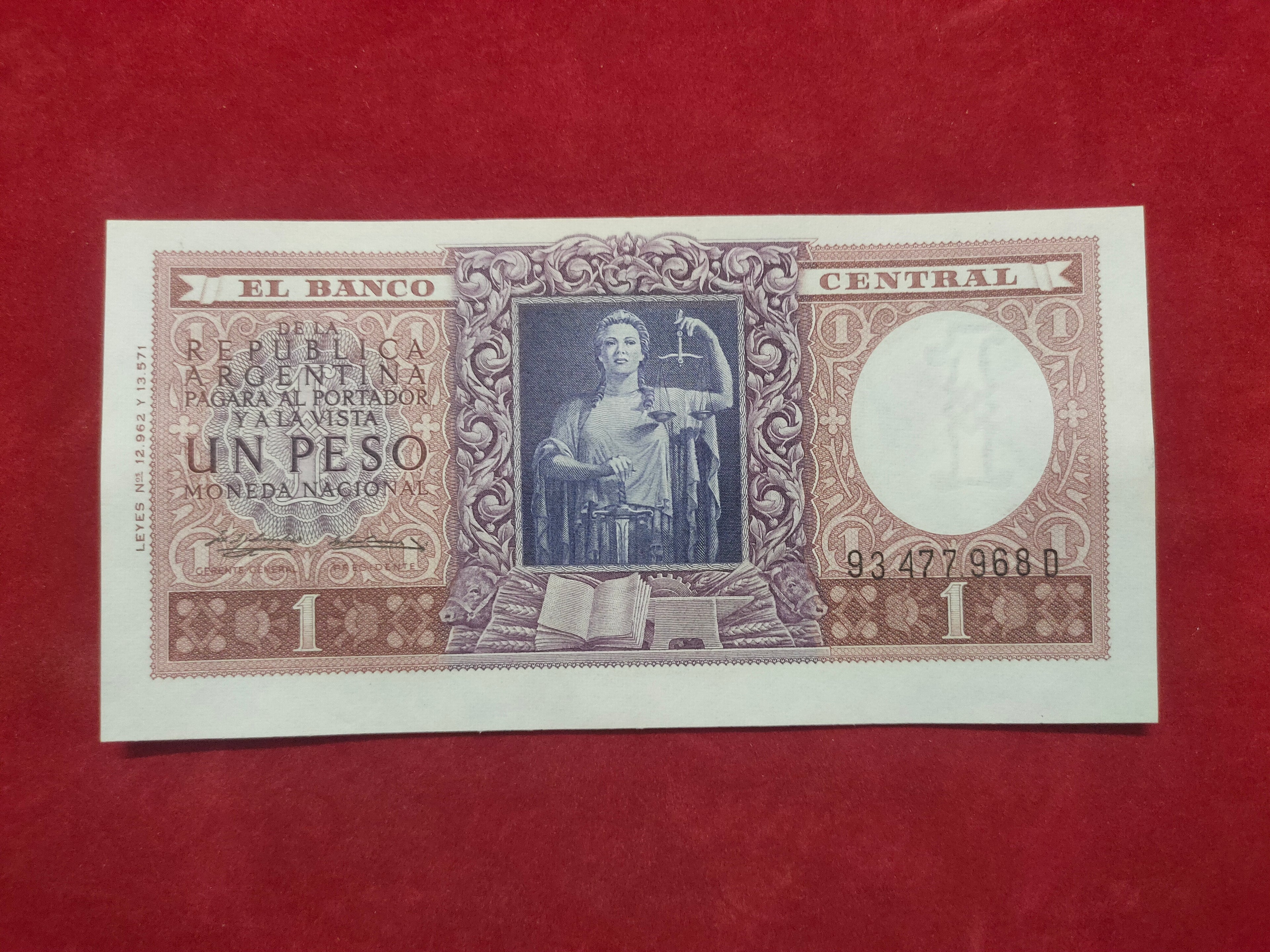CENTRAL BANK OF ARGENTINA 1 PESO (C082)