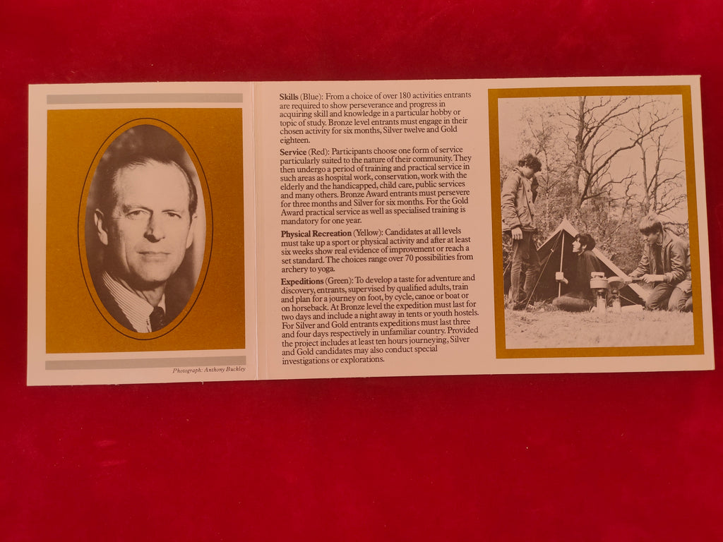 The Duke Of Edinburgh's Award 1980 Mint Stamps