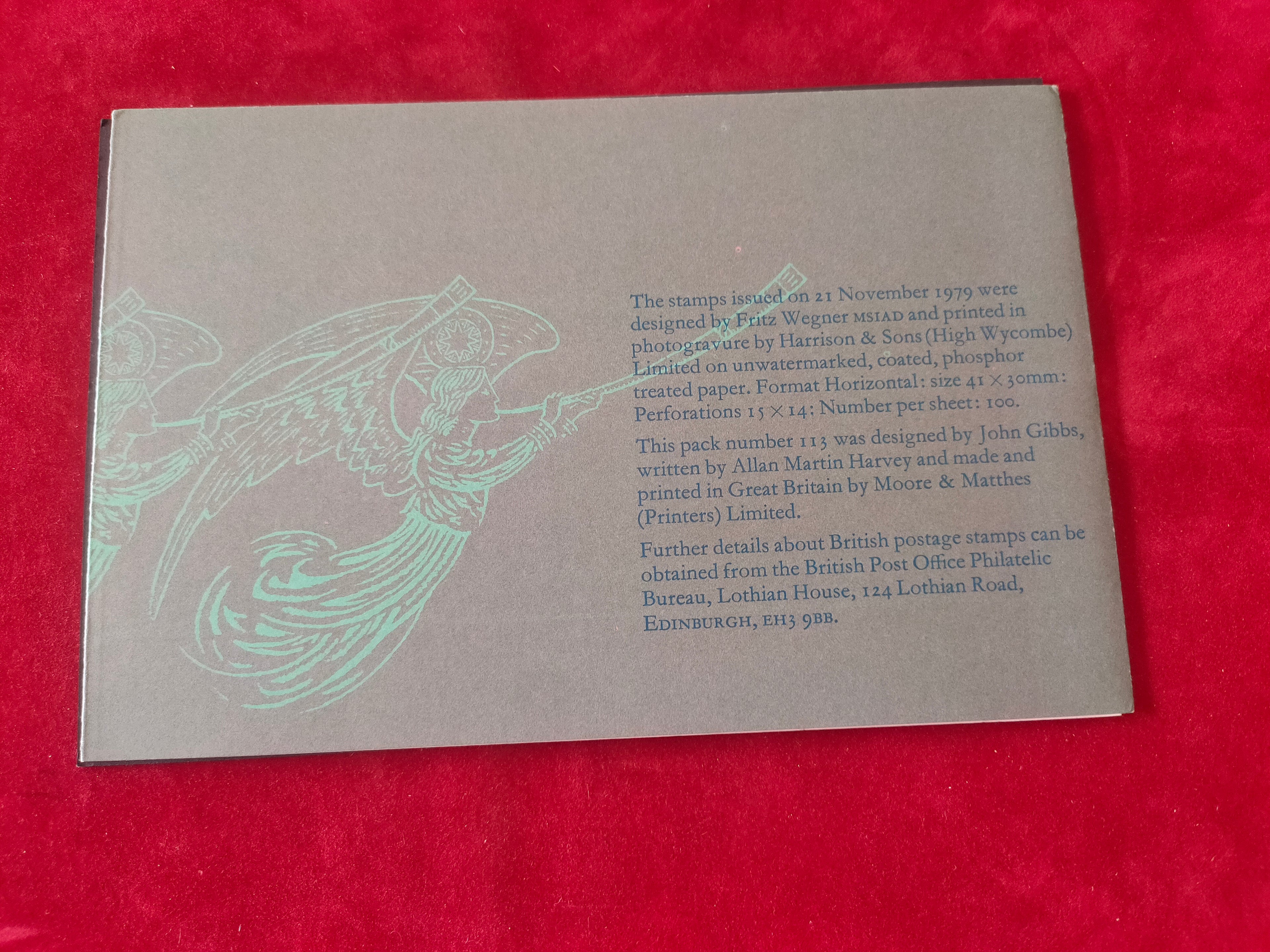 Post Office British Mint Stamps Christmas 1979 Presentation Pack (5 Stamps)