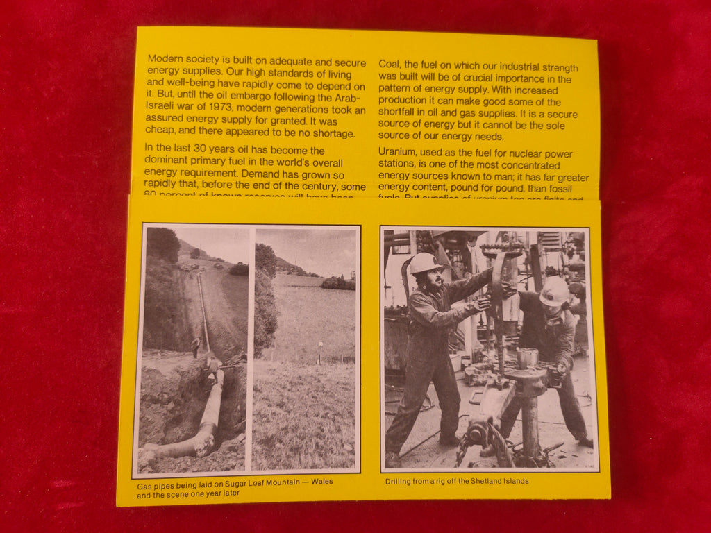 First Day cover- Energy-25th January 1978.