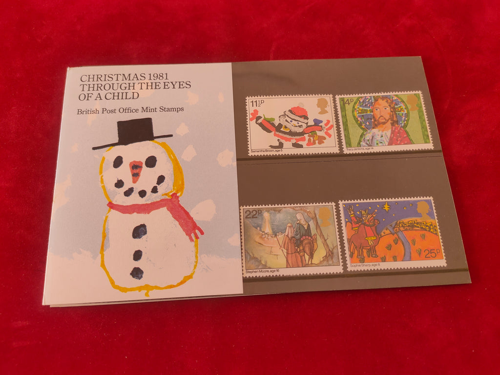 Stamp Pack-Christmas 1981 Through The Eyes Of A Child
