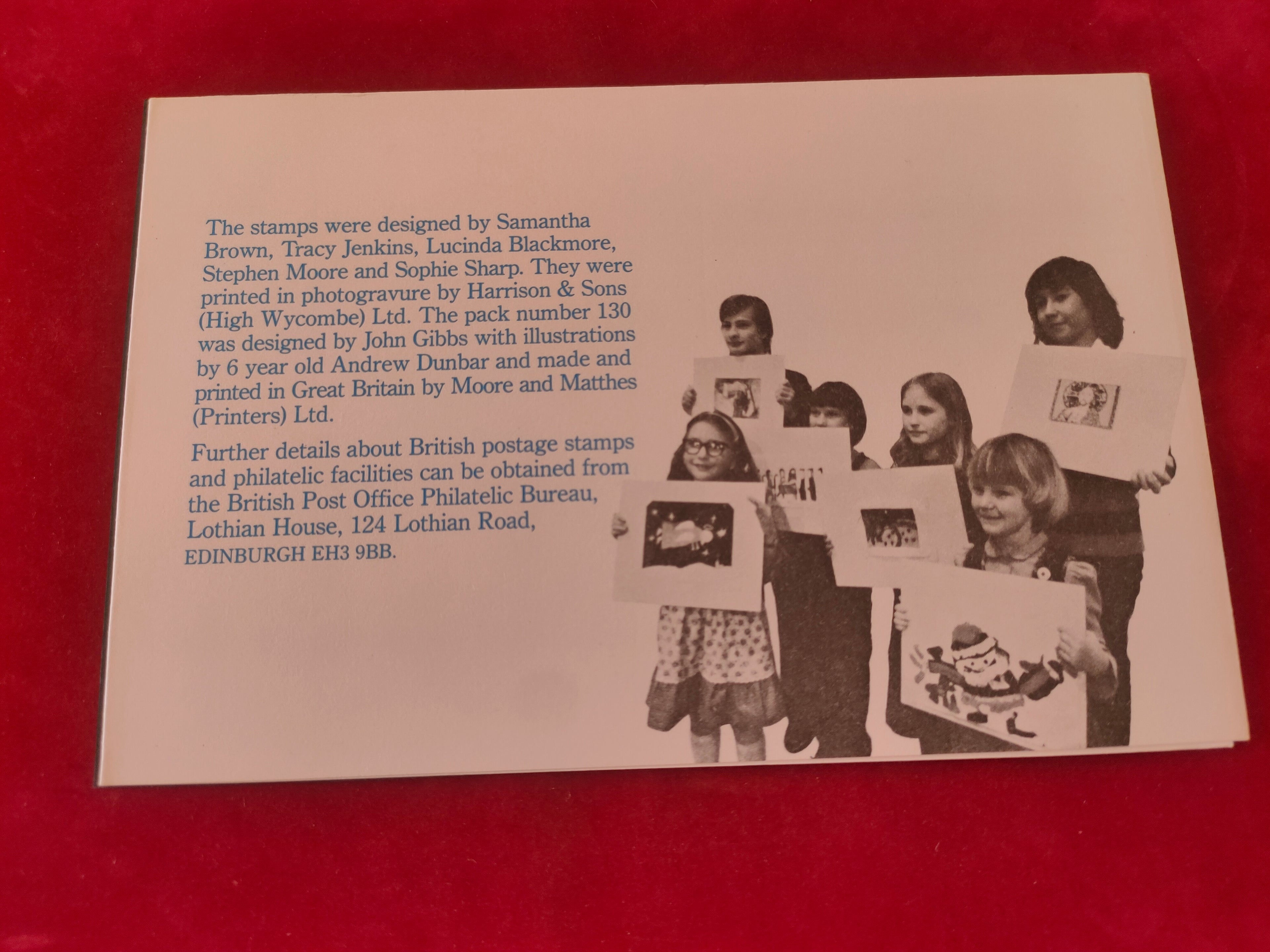 Stamp Pack-Christmas 1981 Through The Eyes Of A Child