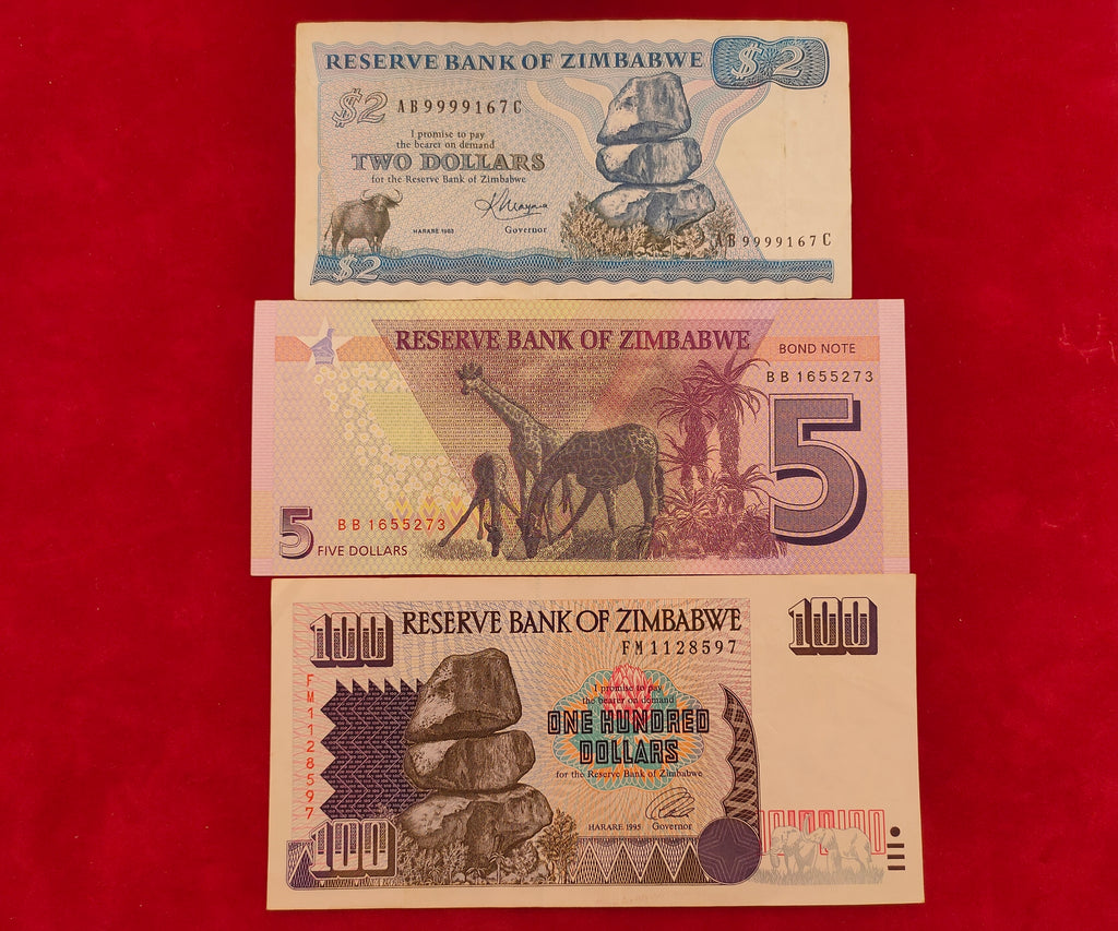 RESERVE BANK OF ZIMBABWE 2,100,5 DOLLARS (D364)