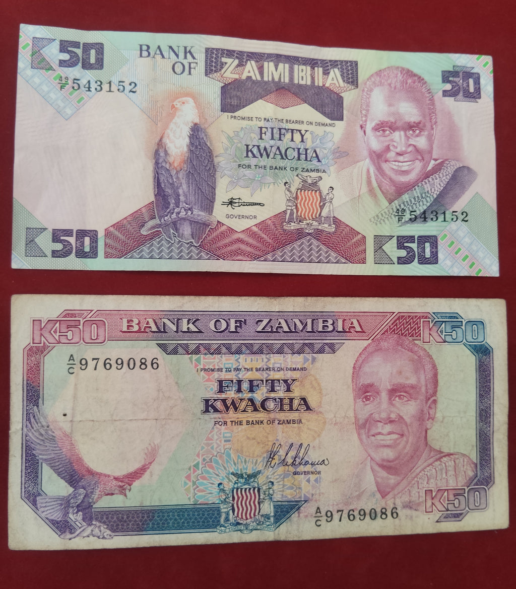 BANK OF ZAMBIA 50 KWACHA (C768)