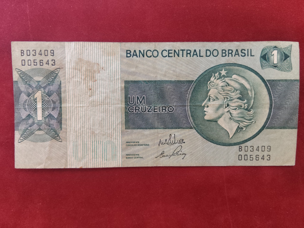 CENTRAL BANK OF BRASIL 1 CRUZEIRO (C345)