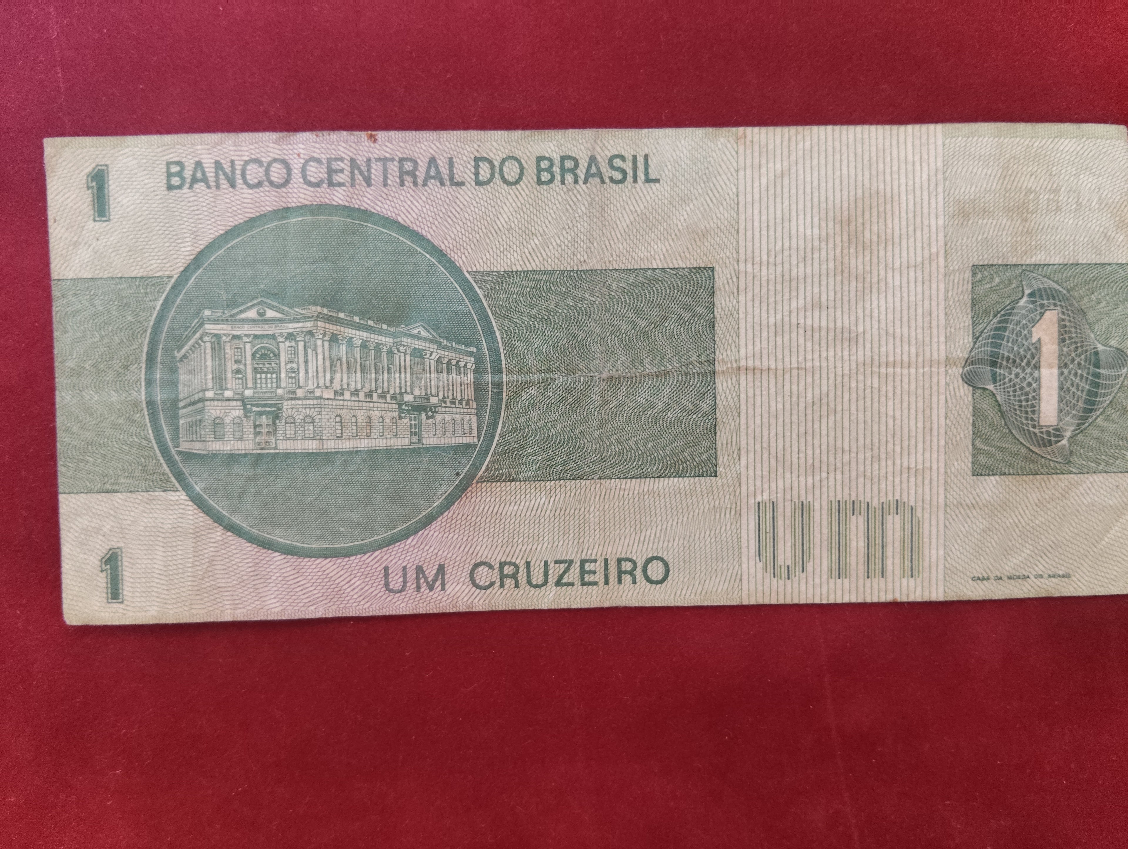 CENTRAL BANK OF BRASIL 1 CRUZEIRO (C345)