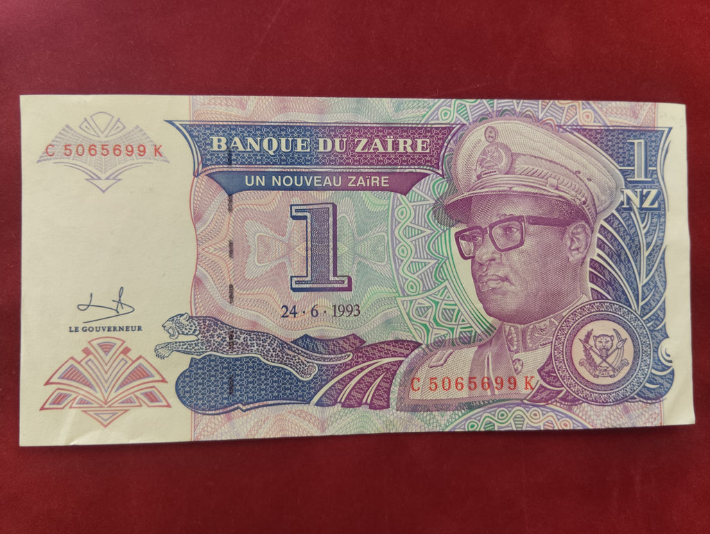 BANK OF ZAIRE 1 NOUVEAU ZAIRE (C515)