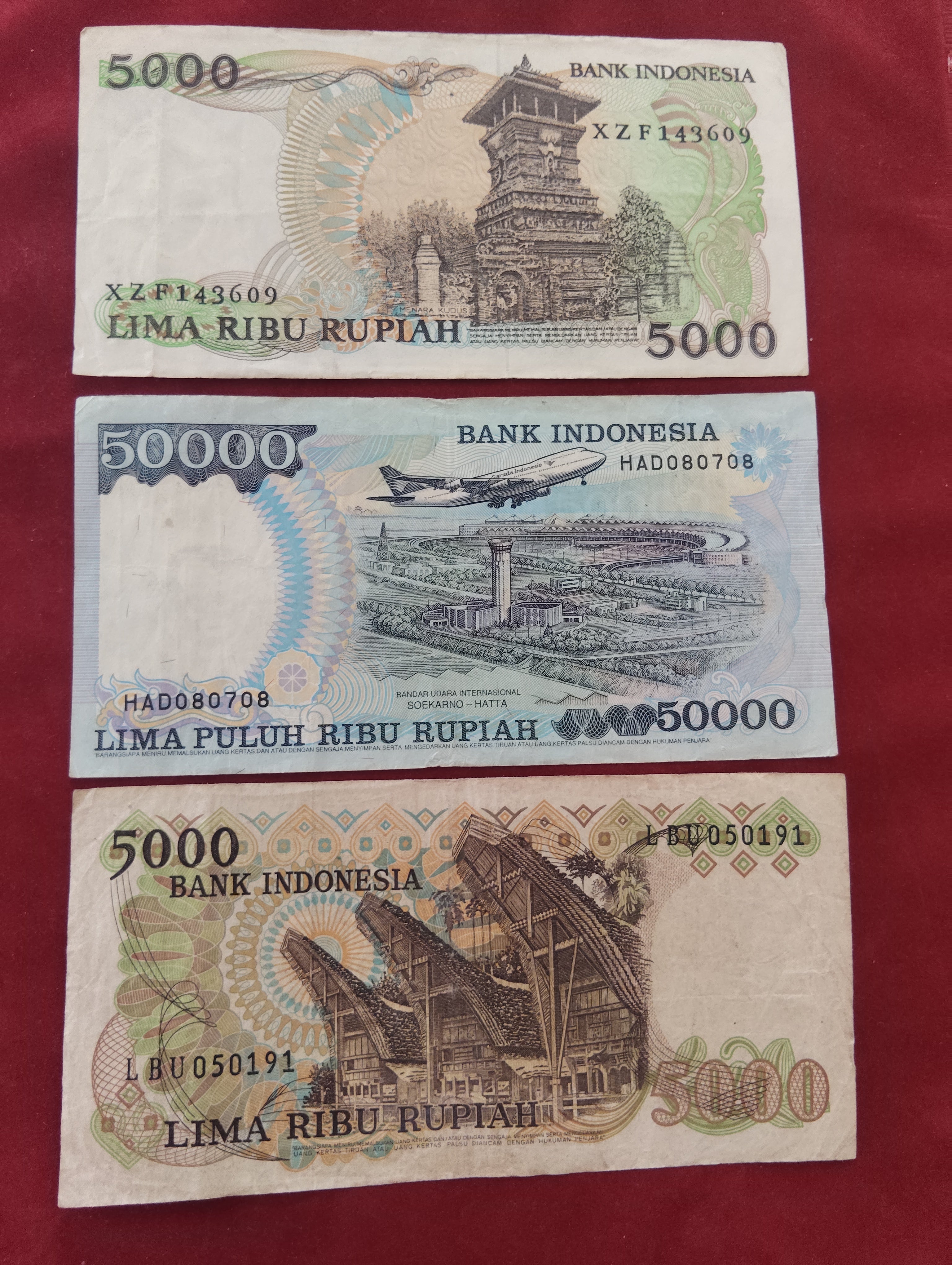 BANK OF INDONESIA 50000 RUPIAH (D763)