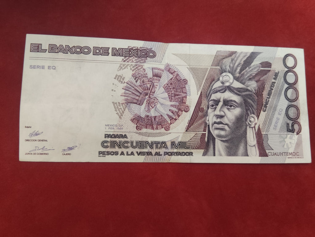 BANK OF MEXICO 50,000 PESOS (C671)