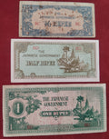 GOVERNMENT BANK OF JAPANESE 1/4 ,1/2 ,1 RUPEE (D679)