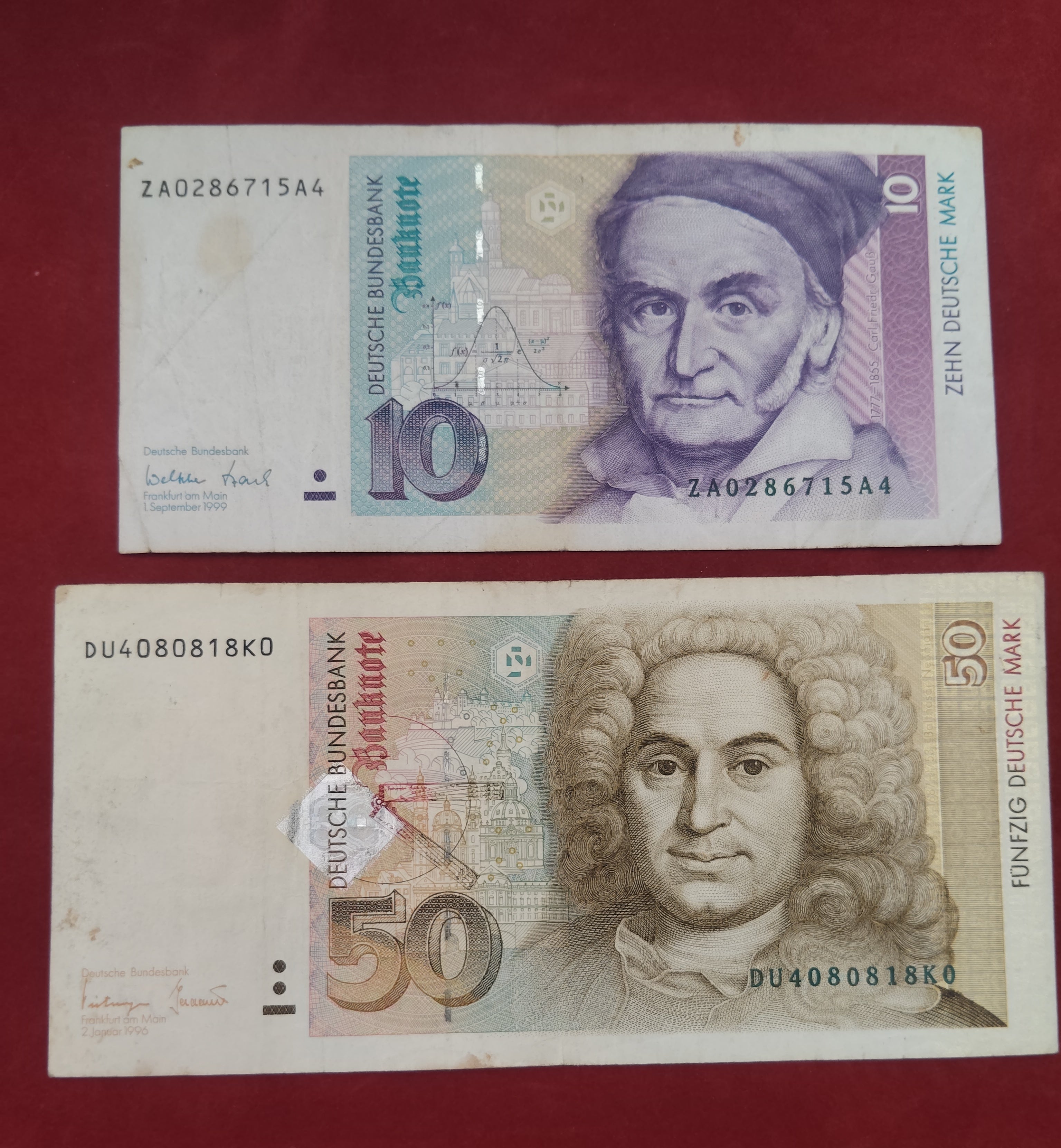 BANK OF DEUTSCHE BUNDES 10 ,50  DEUTSCHE MARK (V493)