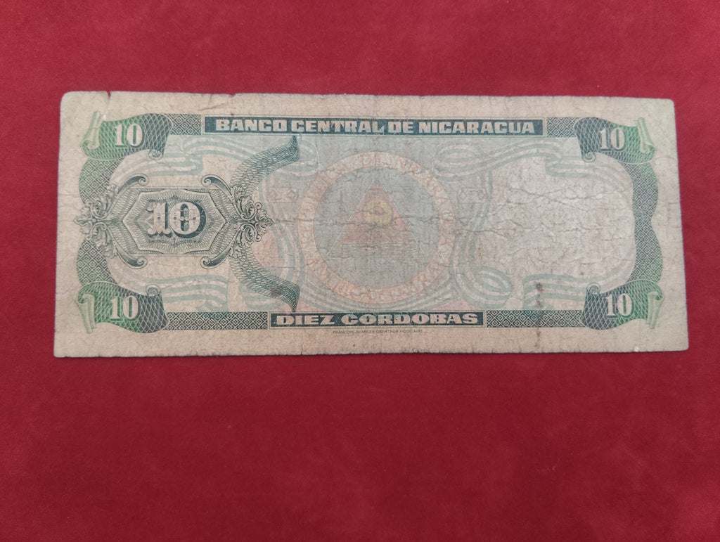 CENTRAL BANK OF NICARAGUA 10 CORDOBAS (C578)