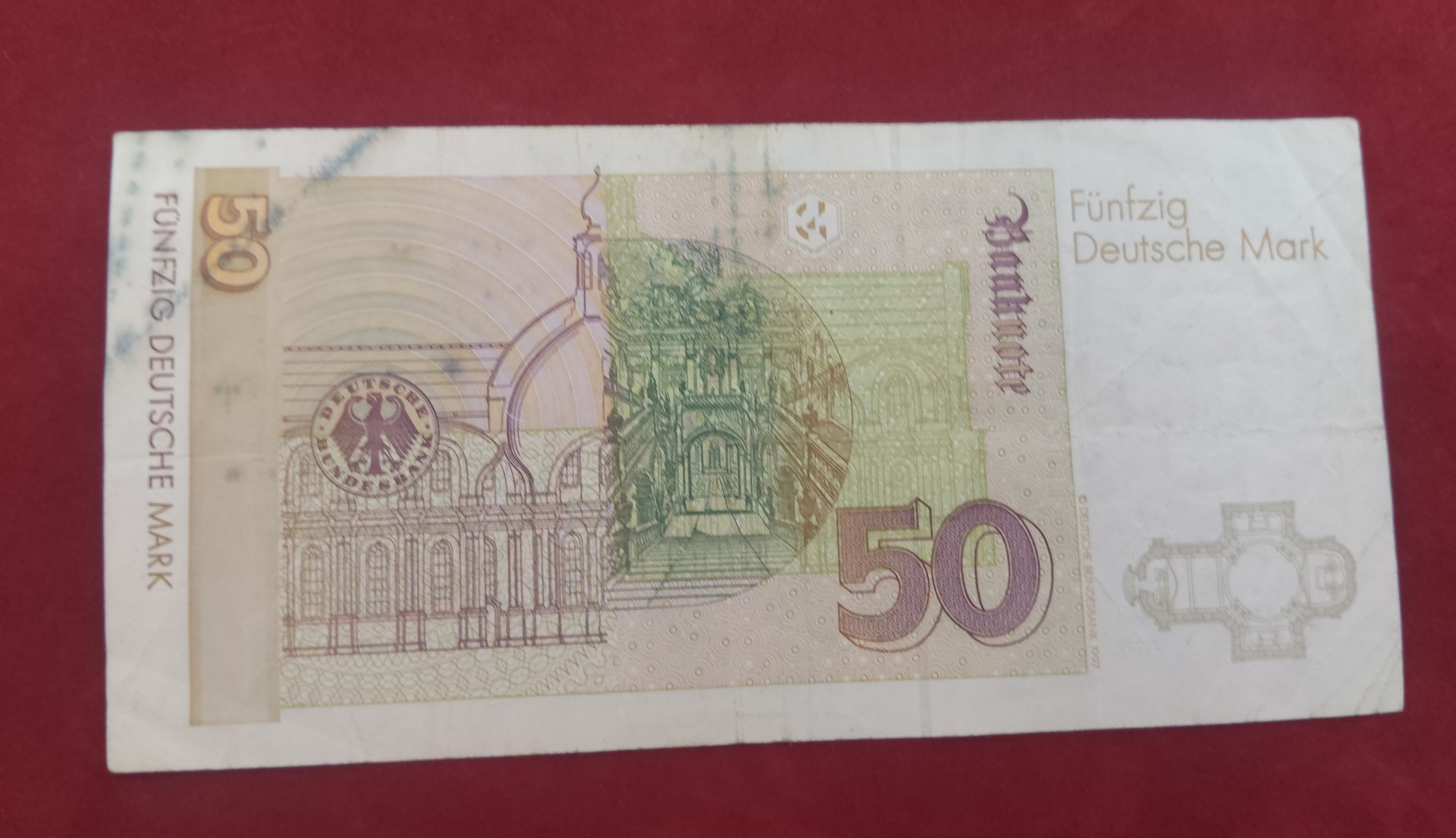 BANK OF DEUTSCHE BUNDES 50 DEUTSCHE MARK (D78)