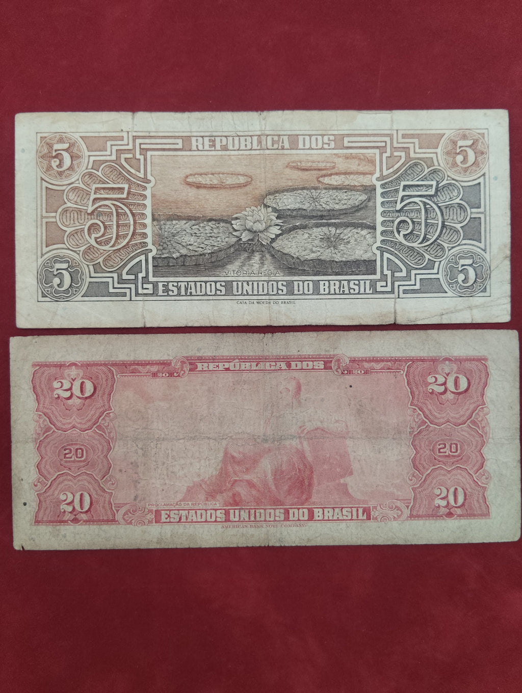 NATIONAL BANK OF TREASURY 5 ,20 CRUZEIROS (C903)