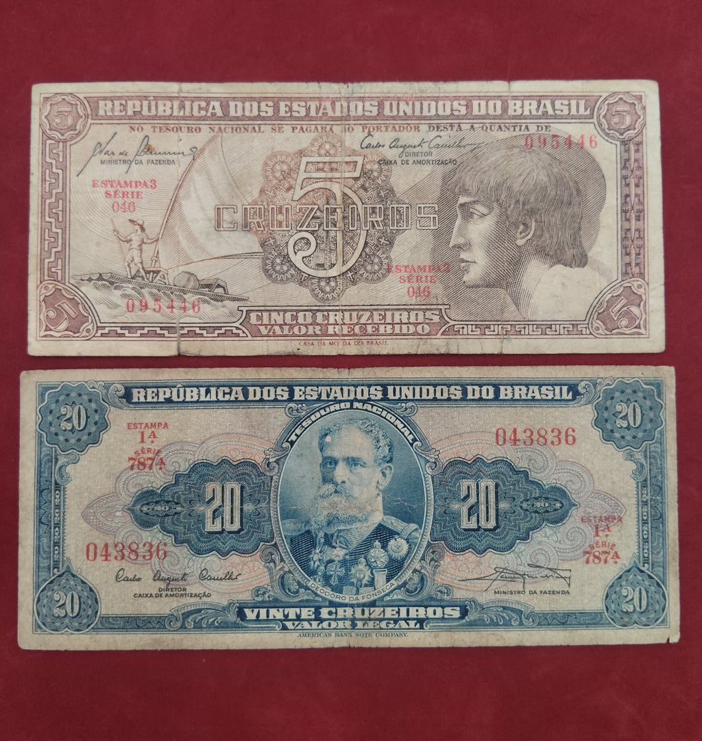 NATIONAL BANK OF TREASURY 5 ,20 CRUZEIROS (C903)