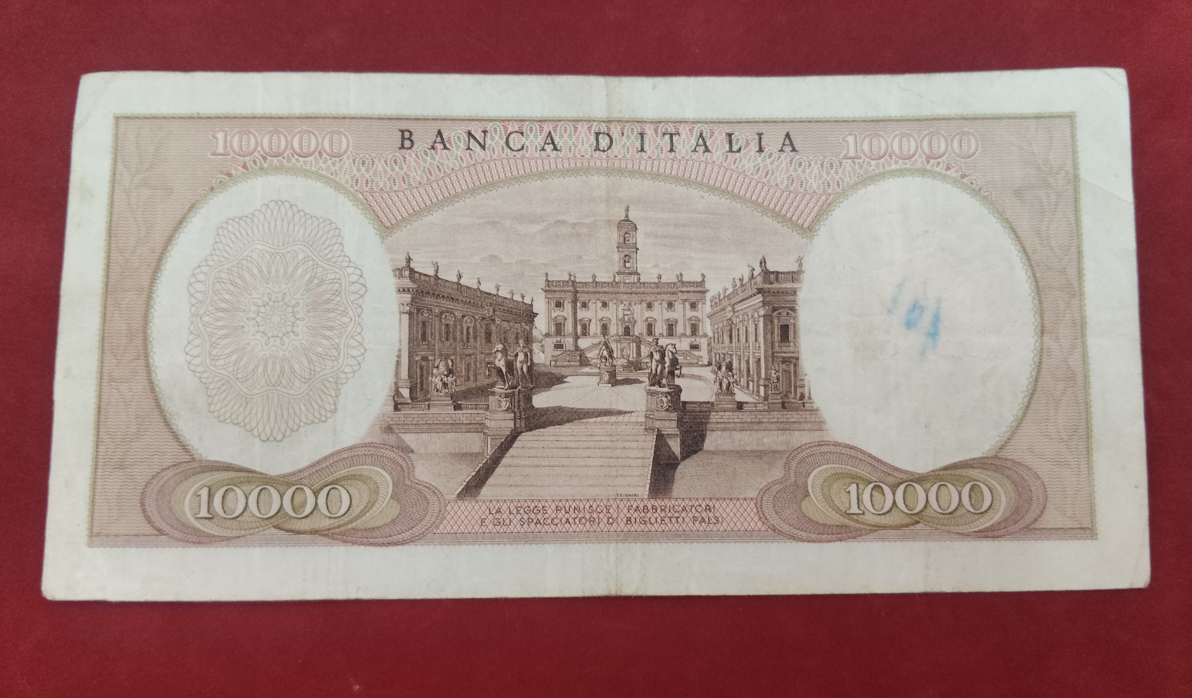 BANK OF ITALIA 10000 LIRE (REF:134)