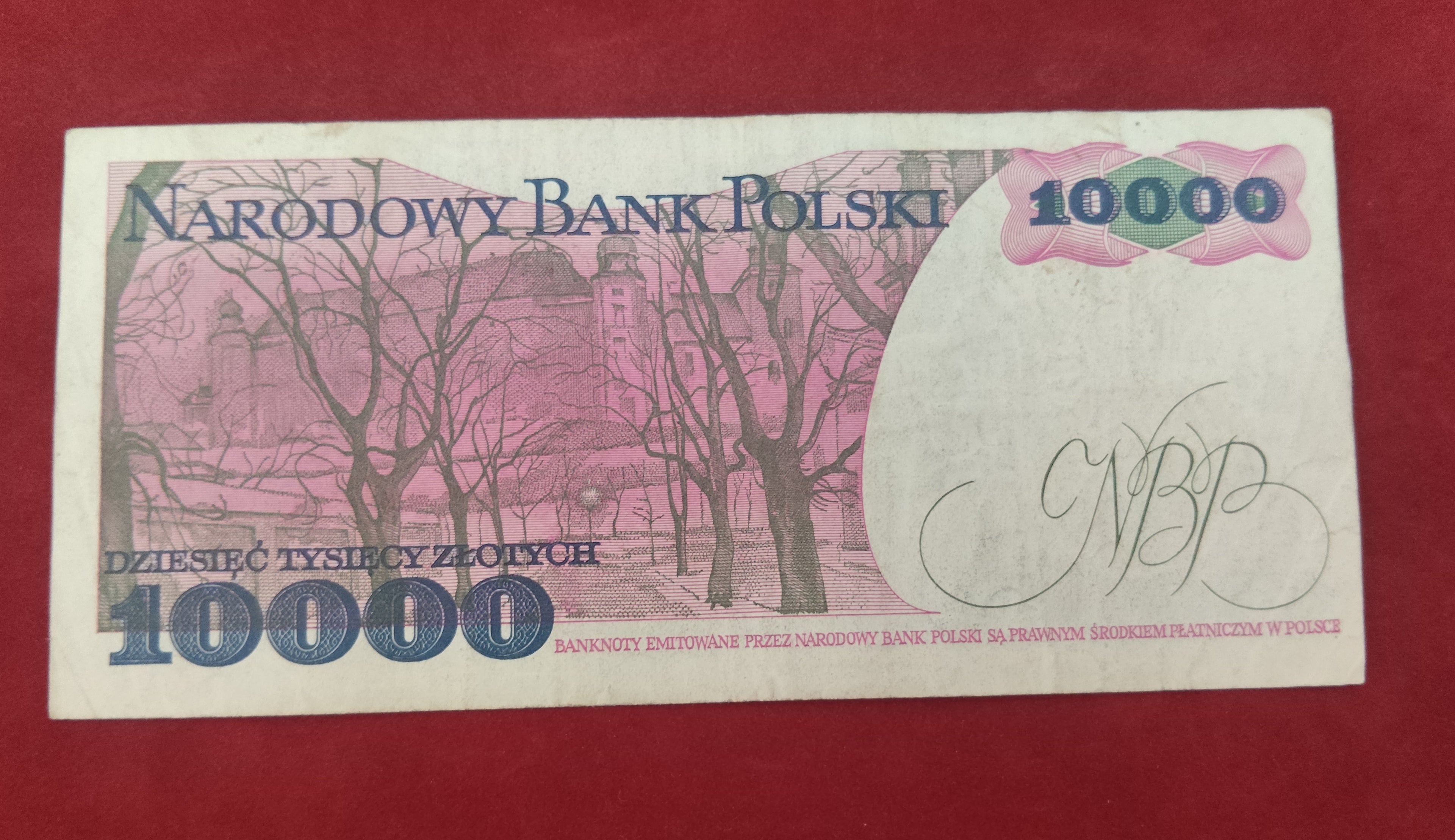 NATIONAL BANK OF POLAND 10000 ZLOTYCH (D402)