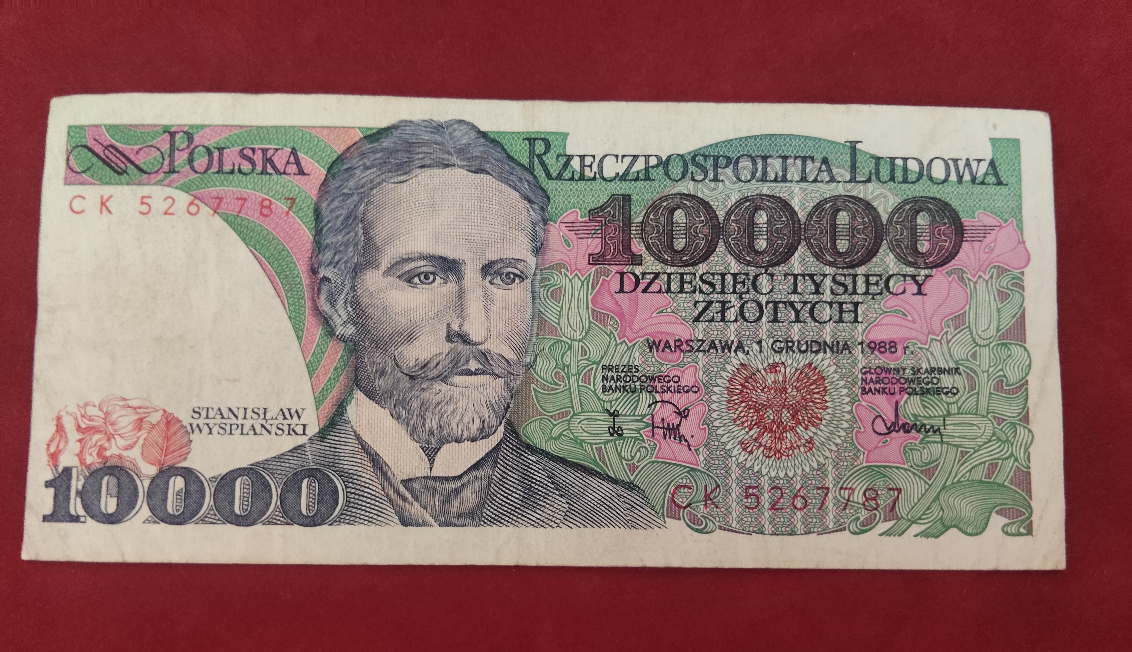 NATIONAL BANK OF POLAND 10000 ZLOTYCH (D402)