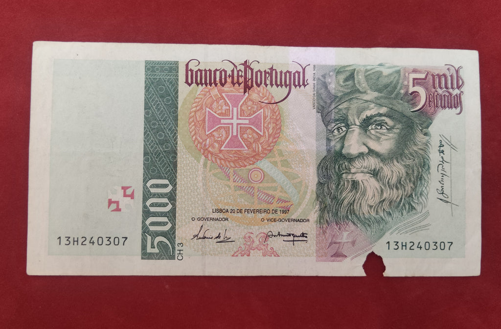 BANK OF PORTUGAL 5000 ESCUDOS (C504)
