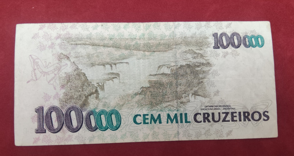 CENTRAL BANK OF BRASIL 100000 CRUZEIROS (C759)