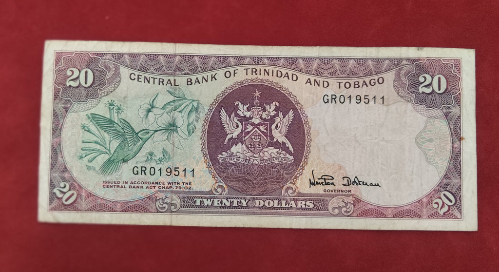 CENTRAL BANK OF TRINIDAD AND TOBAGO 20 DOLLARS (D235)