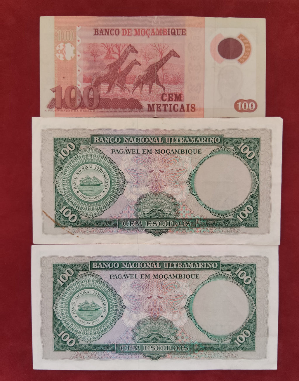 BANK OF MOZAMBIQUE 100 ESCUDOS (V431)