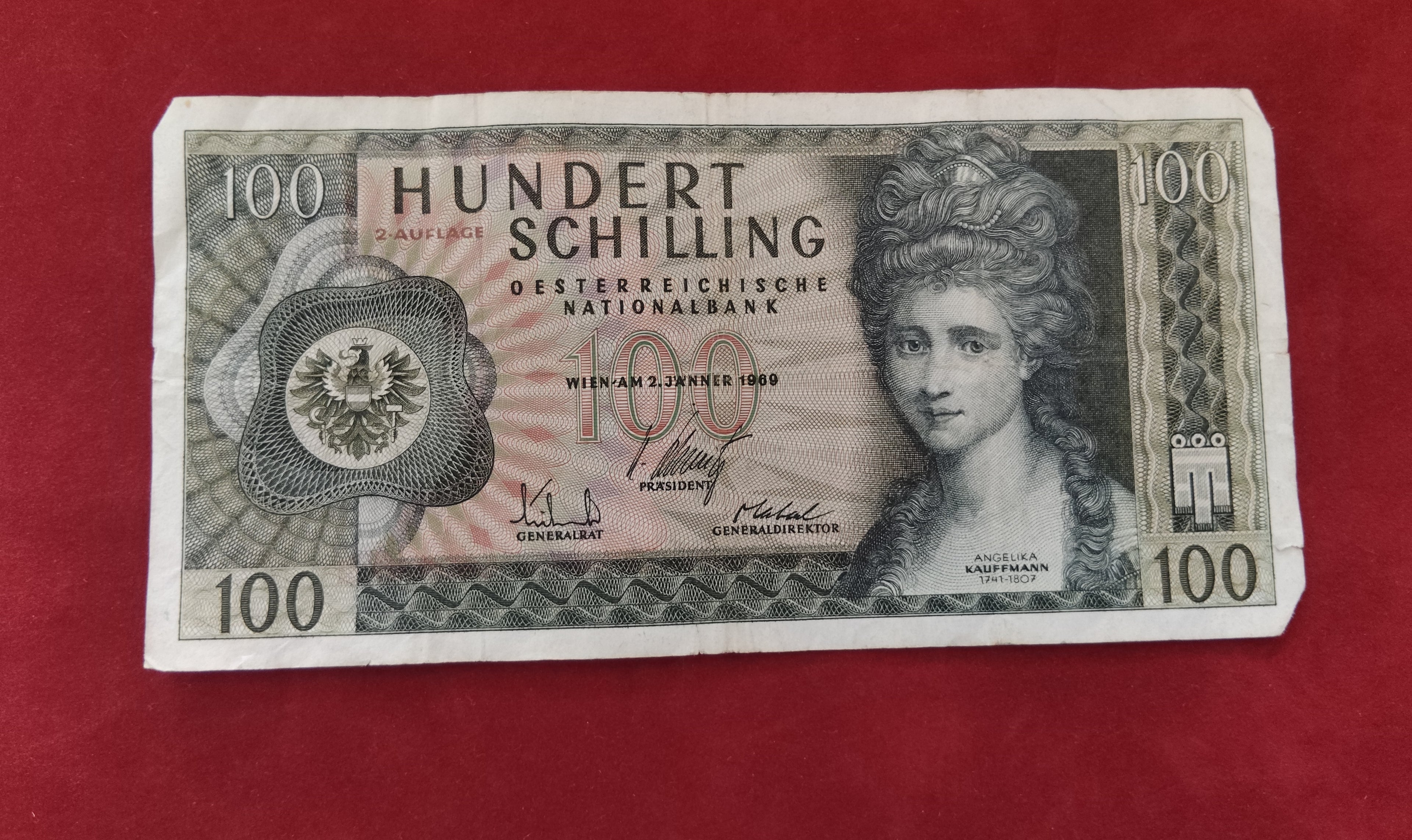 NATIONAL BANK OF AUSTRIA 100 SCHILLING (Y187)