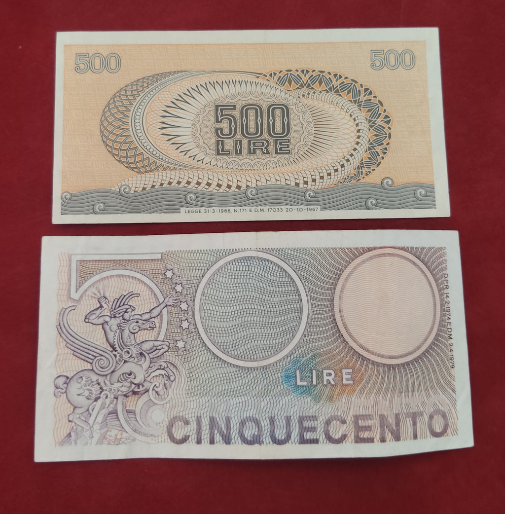 REPUBLIC BANK OF ITALIANA 500 LIRE (C870)