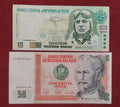 CENTRAL RESERVE BANK OF PERU 10 ,50 ,100 ,1000 INTIS (D409)