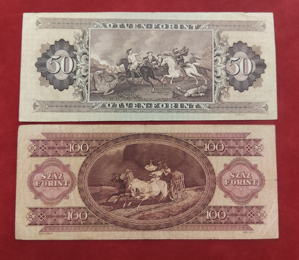 NATIONAL BANK OF HUNGARIAN 10 ,20 ,50 ,100 FORINT (D463)