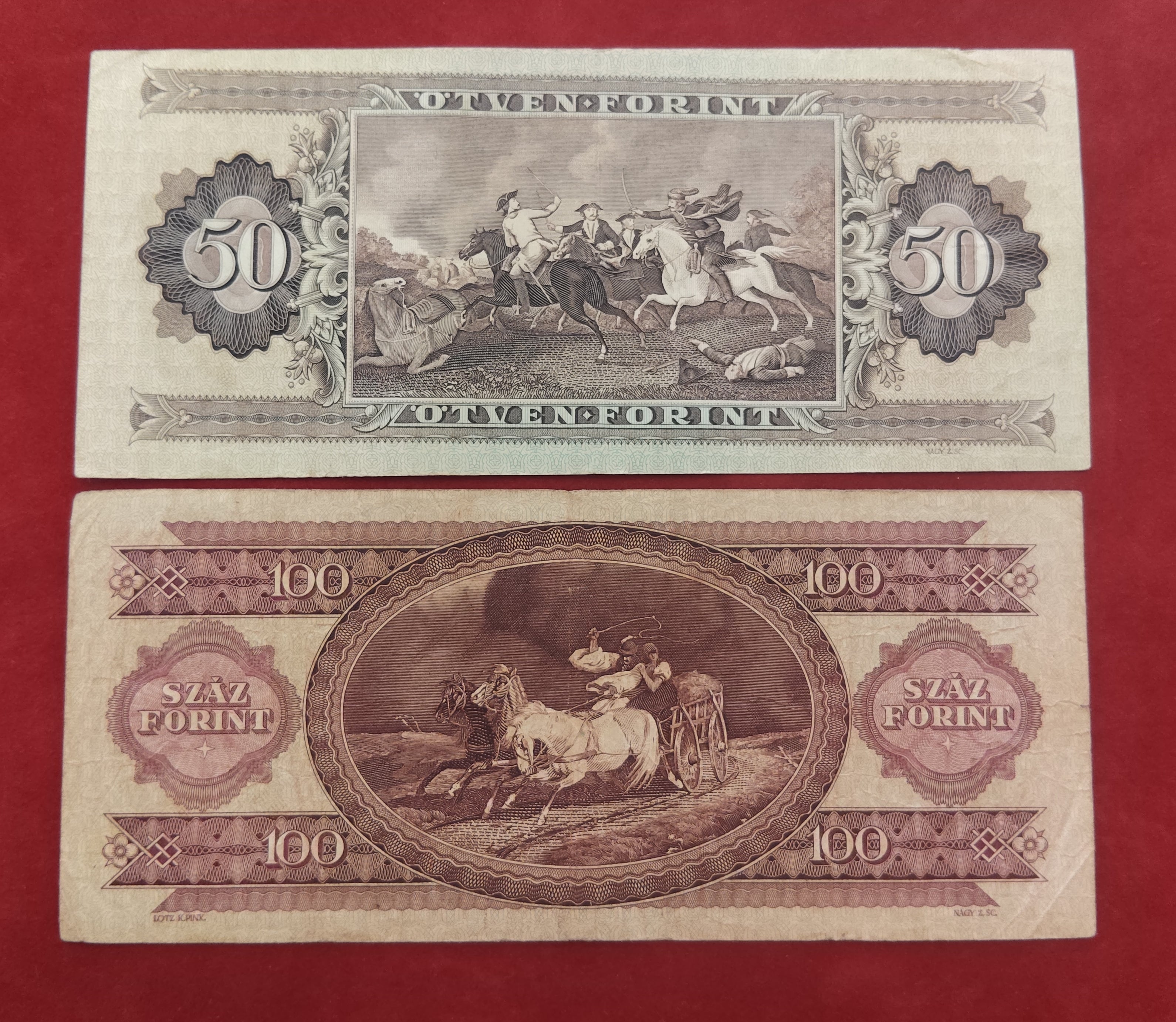 NATIONAL BANK OF HUNGARIAN 10 ,20 ,50 ,100 FORINT (D463)