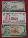 BANK OF MOROCCO 5 ,10 ,50 DIRHAMS (C640)