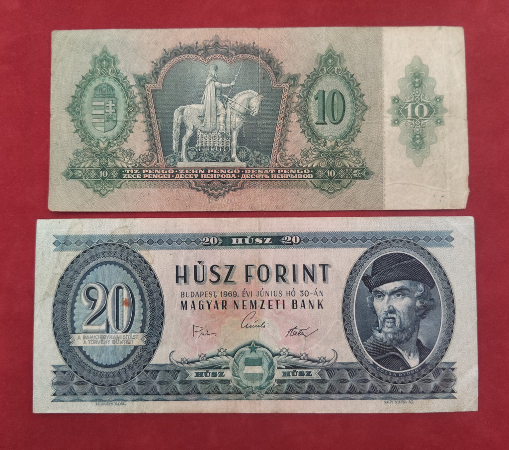 NATIONAL BANK OF HUNGARIAN 10 ,20 ,100 ,500 FORINT (D464)