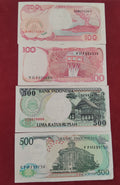 BANK OF INDONESIA 100 ,500 RUPIAH (D547)
