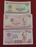 STATE BANK OF VIETNAM 100 ,200 ,500 DONG (C398)