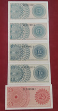 BANK OF INDONESIA 1 ,10 ,25 SEN (D438)