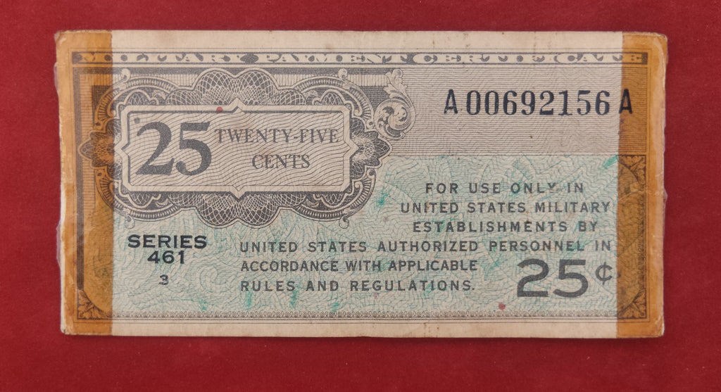 UNITED STATES OF MILITARY BASES 25 CENTS (Y510)