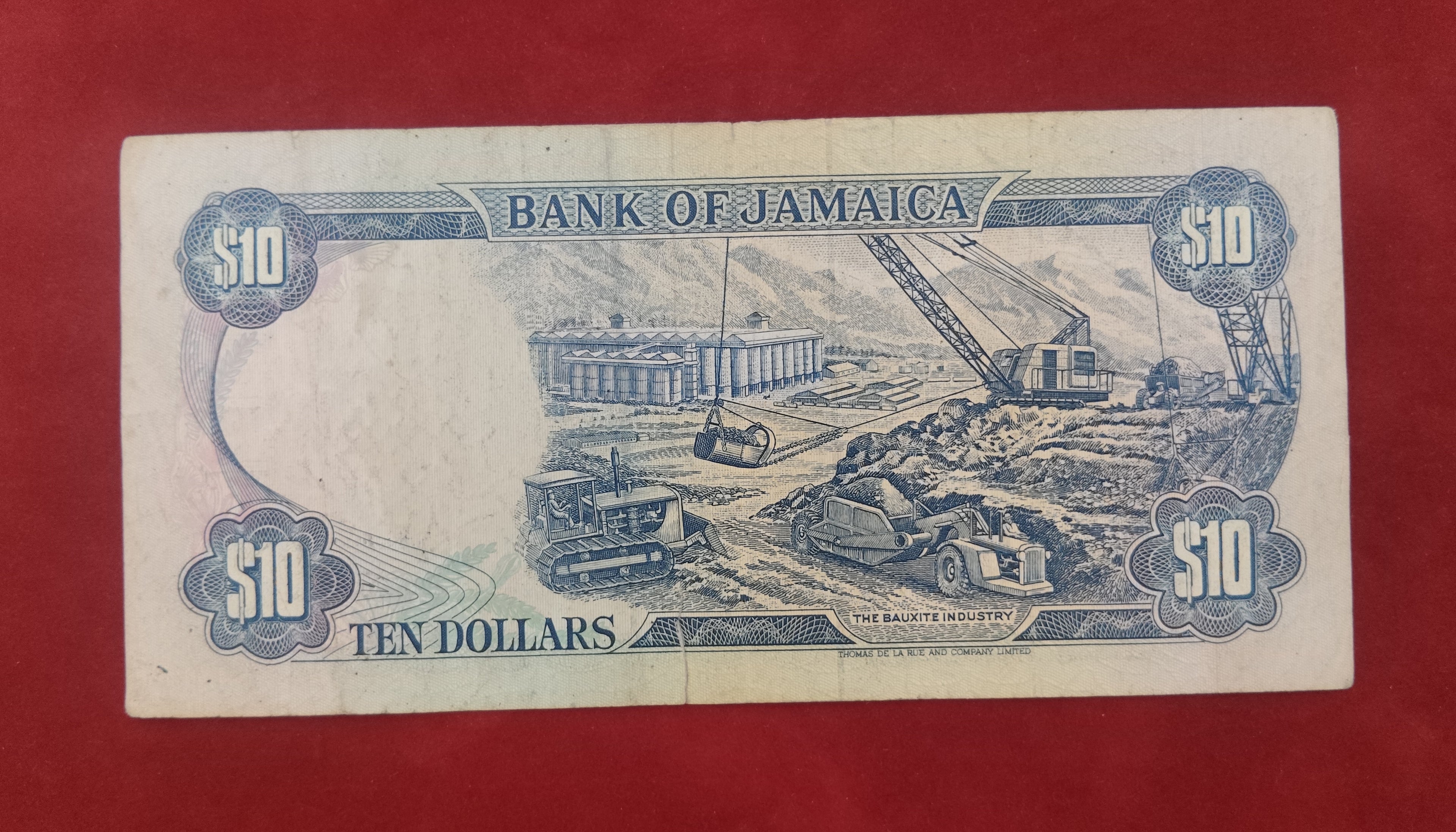 BANK OF JAMAICA 10 DOLLARS (D659)