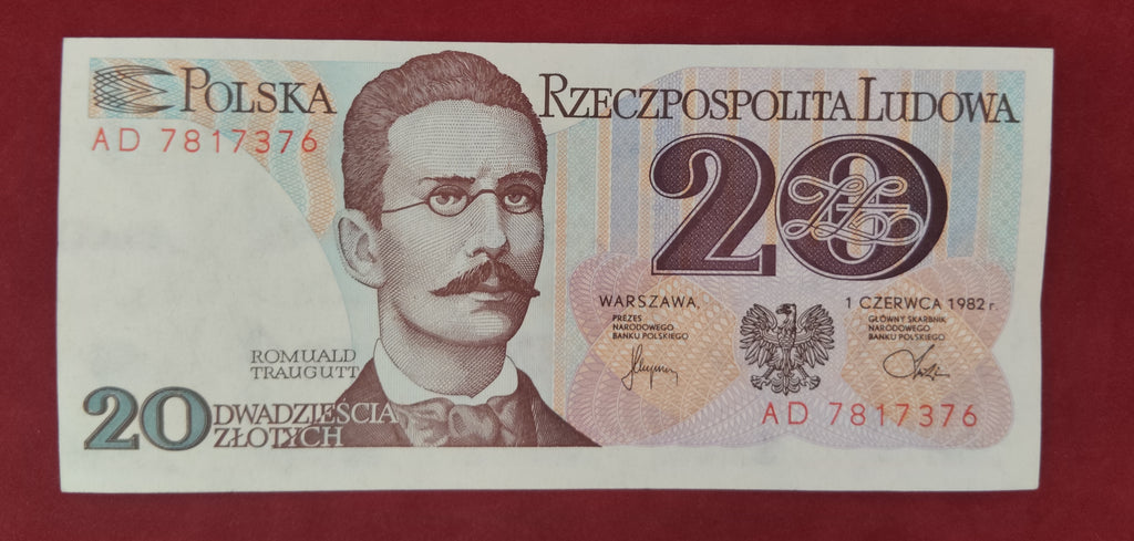 NATIONAL BANK OF POLAND 20 ZLOTYCH (D407)