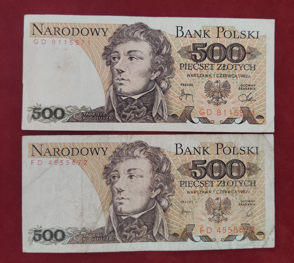 NATIONAL BANK OF POLAND 100 ,500 ZLOTYCH (D396)