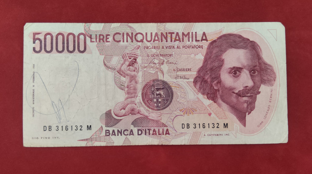 BANK OF ITALIA 50000 LIRE (D379)