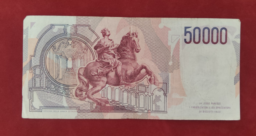 BANK OF ITALIA 50000 LIRE (D379)