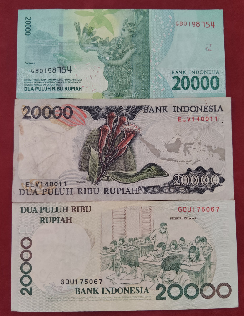 BANK OF INDONESIA 20000 RUPIAH (REF: 195)